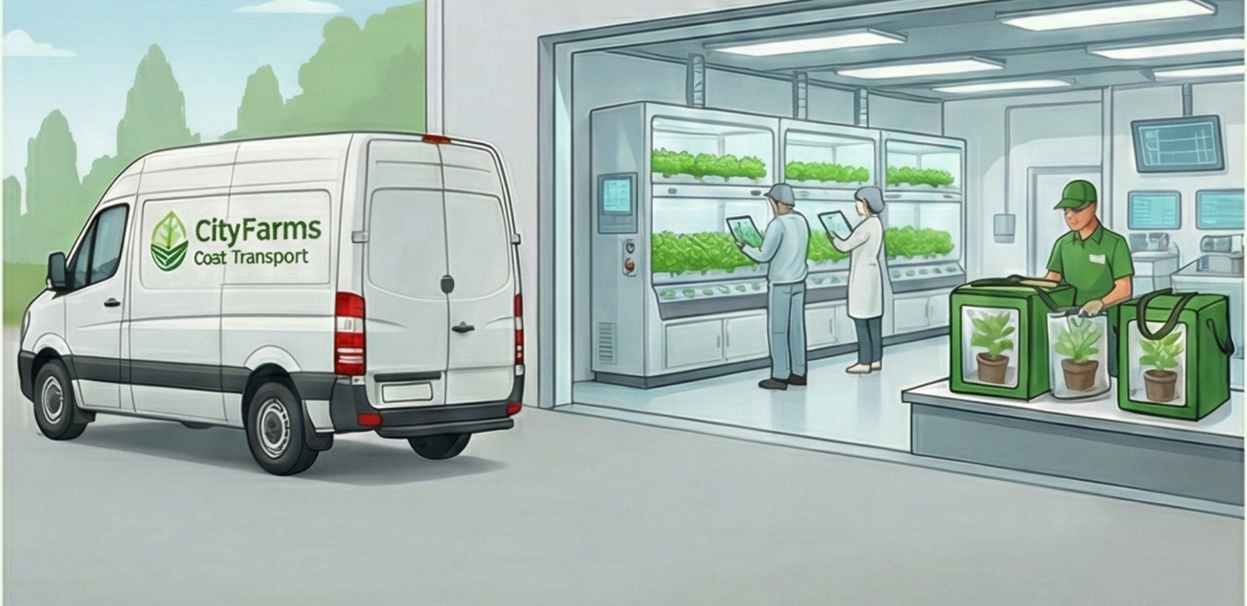 CITYFARMS WITH REALTIME QA & DELIVERY